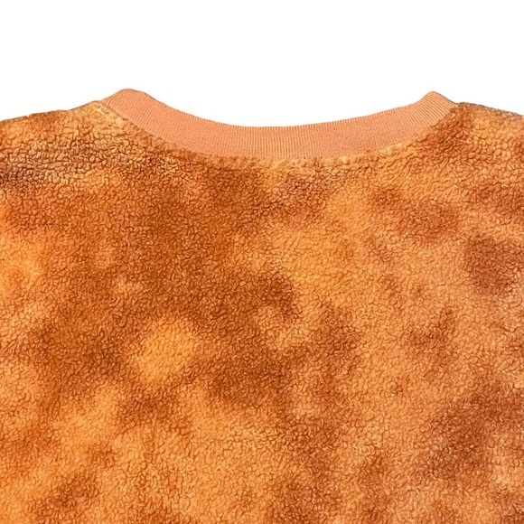 G Giuliana LounGy Clay Color Cozy Textured Sherpa Fleece Sweatshirt - Sz M - Picture 7 of 13